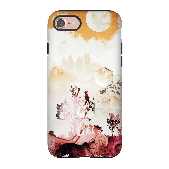 iPhone 7 StrongFit Desert oasis painted landscape by Oana 