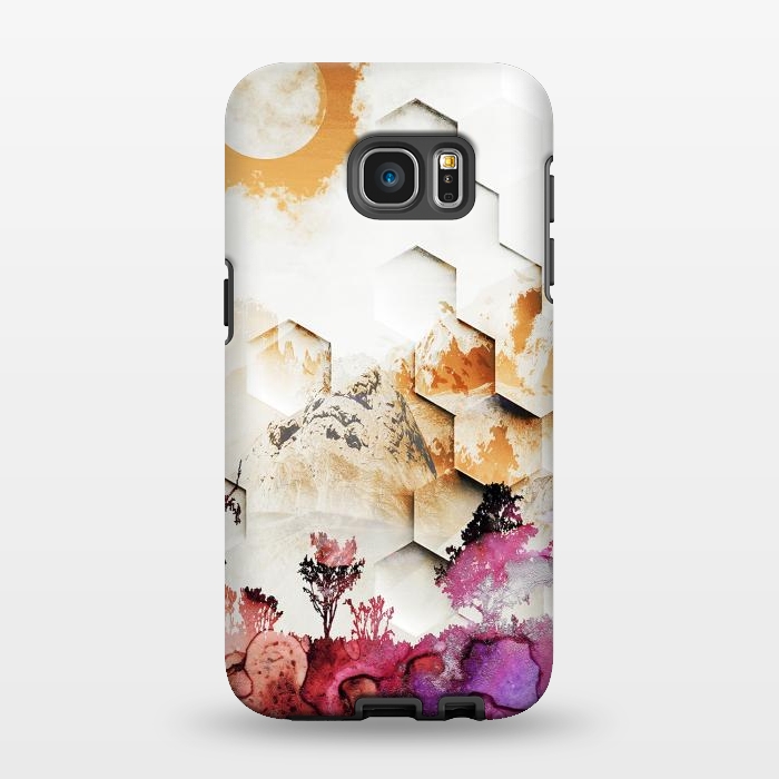 Galaxy S7 EDGE StrongFit Stylised digital landscape by Oana 