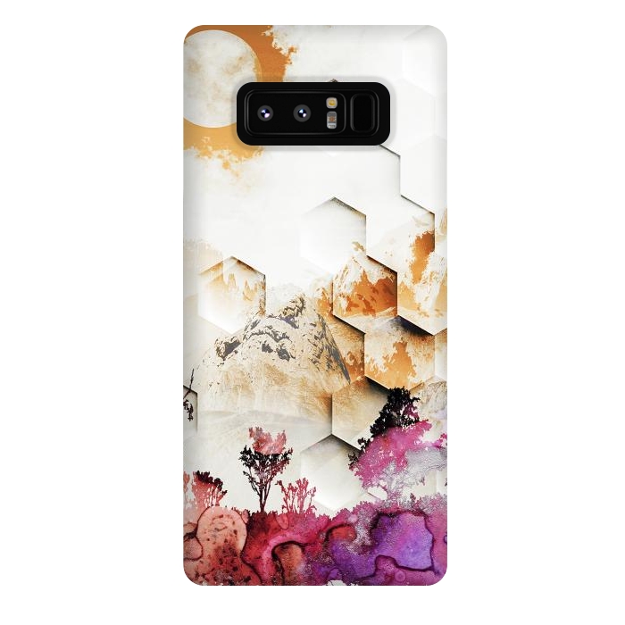 Galaxy Note 8 StrongFit Stylised digital landscape by Oana 