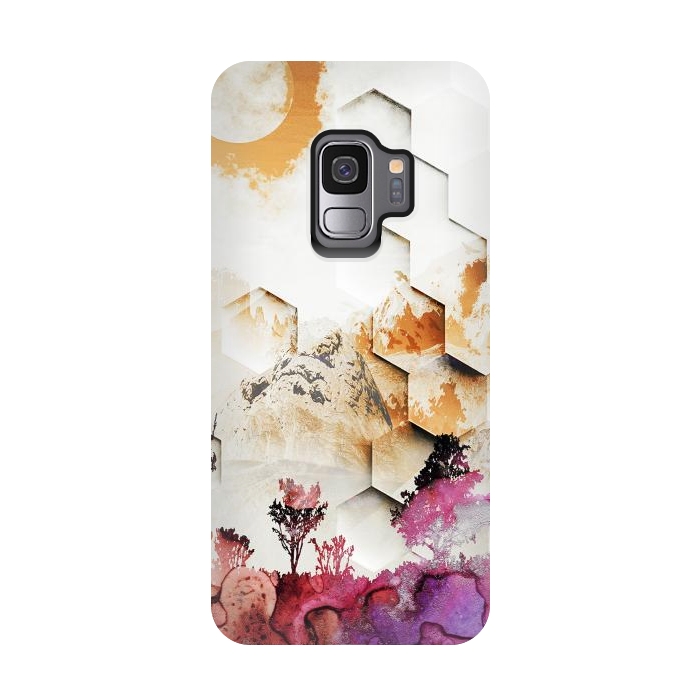 Galaxy S9 StrongFit Stylised digital landscape by Oana 