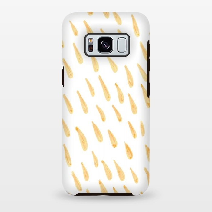 Galaxy S8 plus StrongFit Yellow Art by Joanna Vog