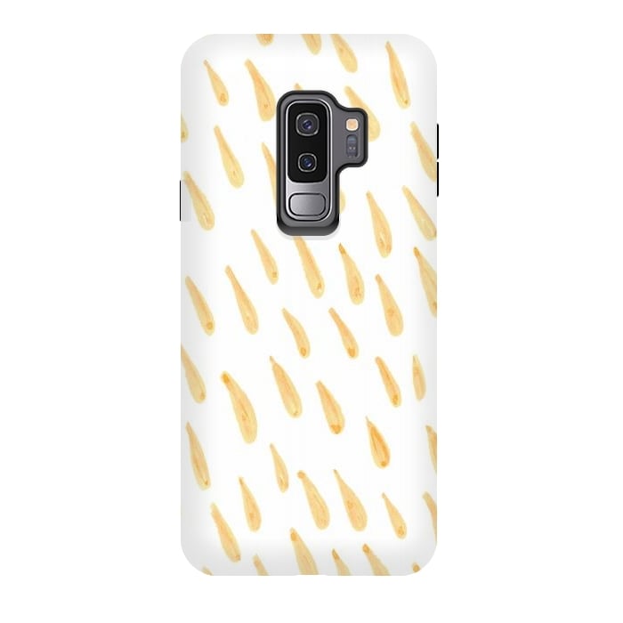 Galaxy S9 plus StrongFit Yellow Art by Joanna Vog