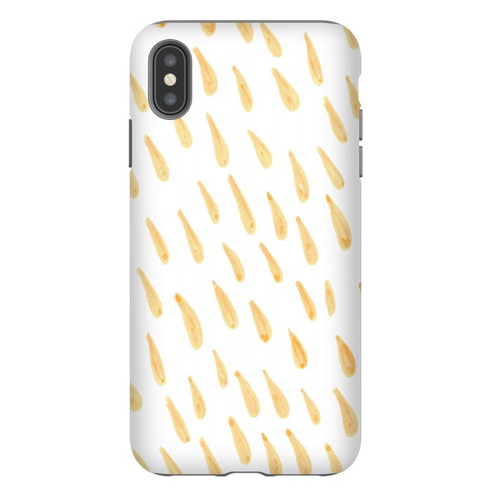 iPhone Xs Max StrongFit Yellow Art by Joanna Vog