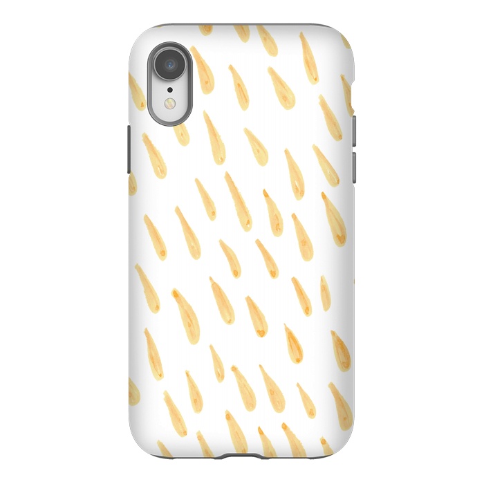 iPhone Xr StrongFit Yellow Art by Joanna Vog