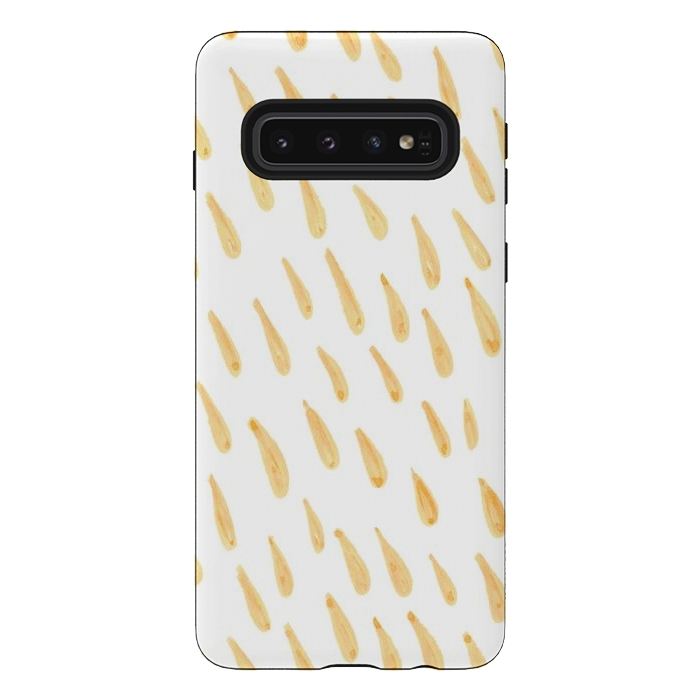 Galaxy S10 StrongFit Yellow Art by Joanna Vog