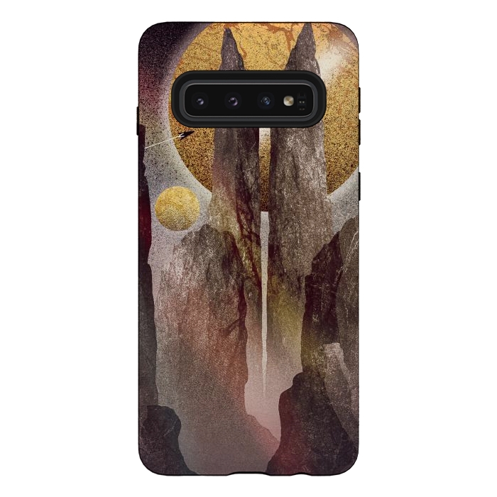Galaxy S10 StrongFit The tall dark towers by Steve Wade (Swade)