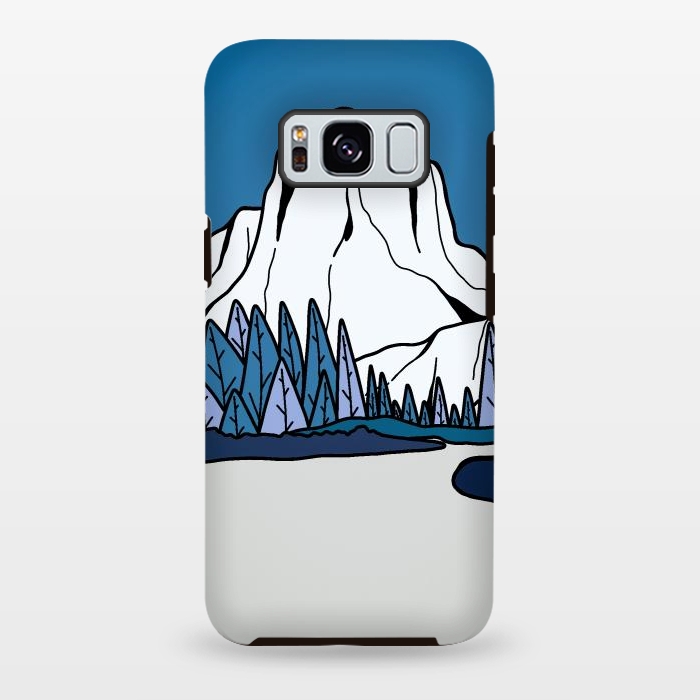 Galaxy S8 plus StrongFit Blue peak hill by Steve Wade (Swade)