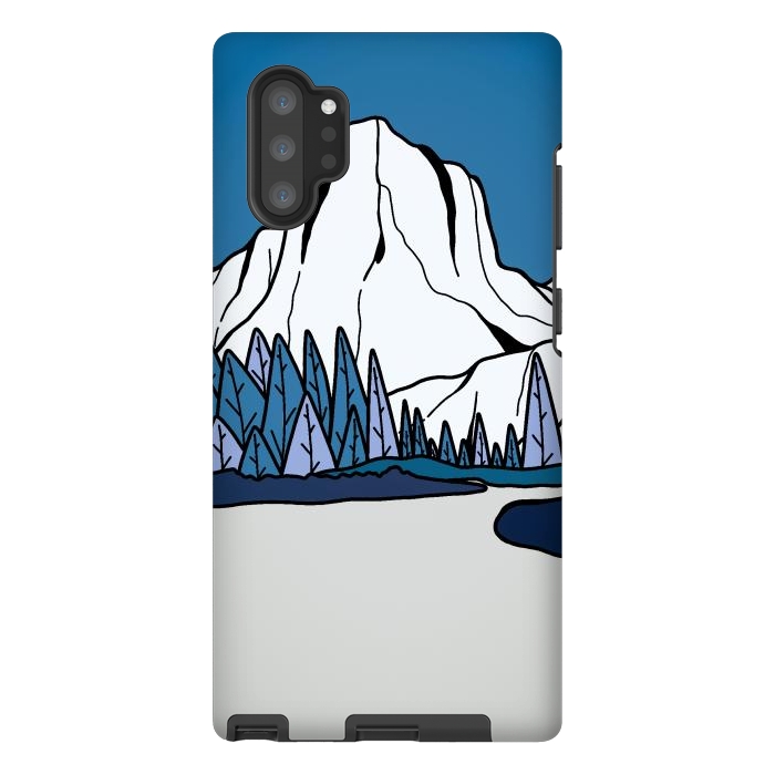Galaxy Note 10 plus StrongFit Blue peak hill by Steve Wade (Swade)