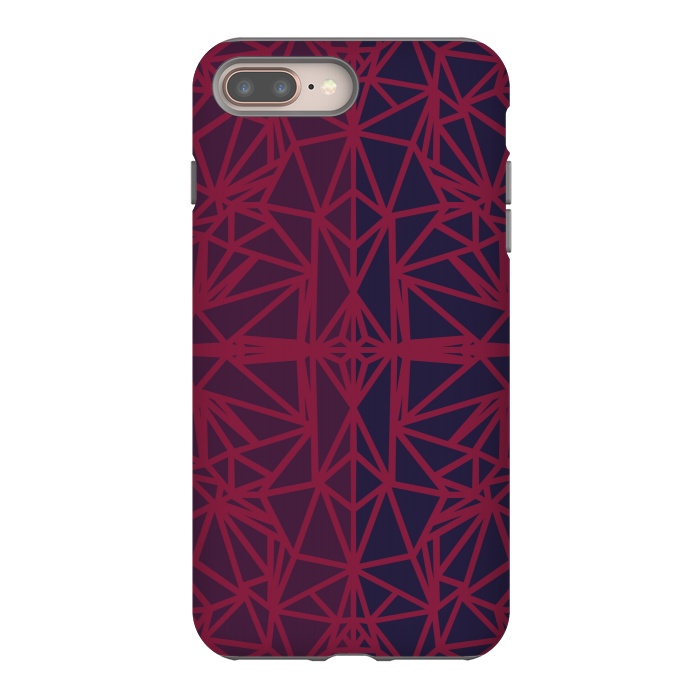 iPhone 7 plus StrongFit Polygonal elegant pattern by Dhruv Narelia