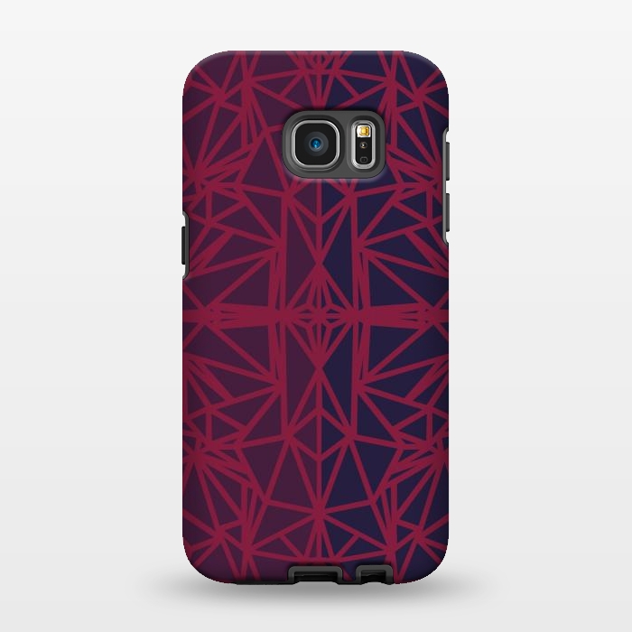 Galaxy S7 EDGE StrongFit Polygonal elegant pattern by Dhruv Narelia