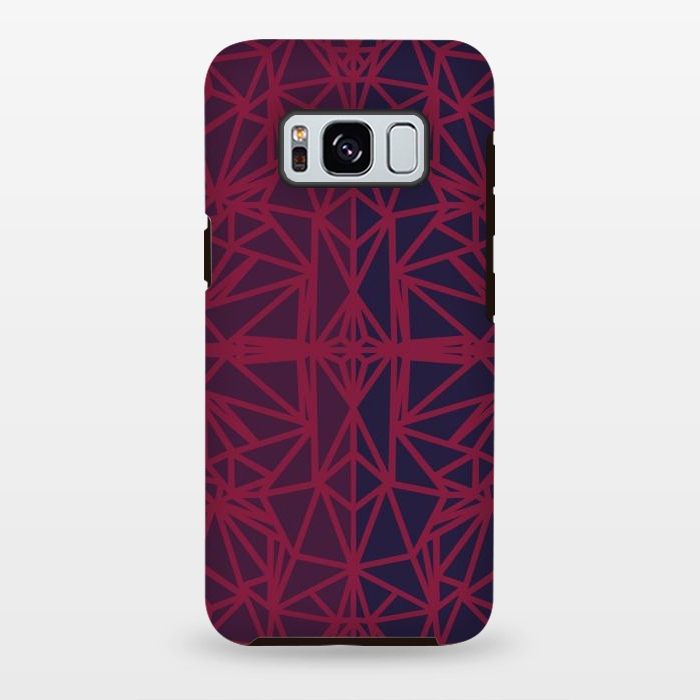 Galaxy S8 plus StrongFit Polygonal elegant pattern by Dhruv Narelia