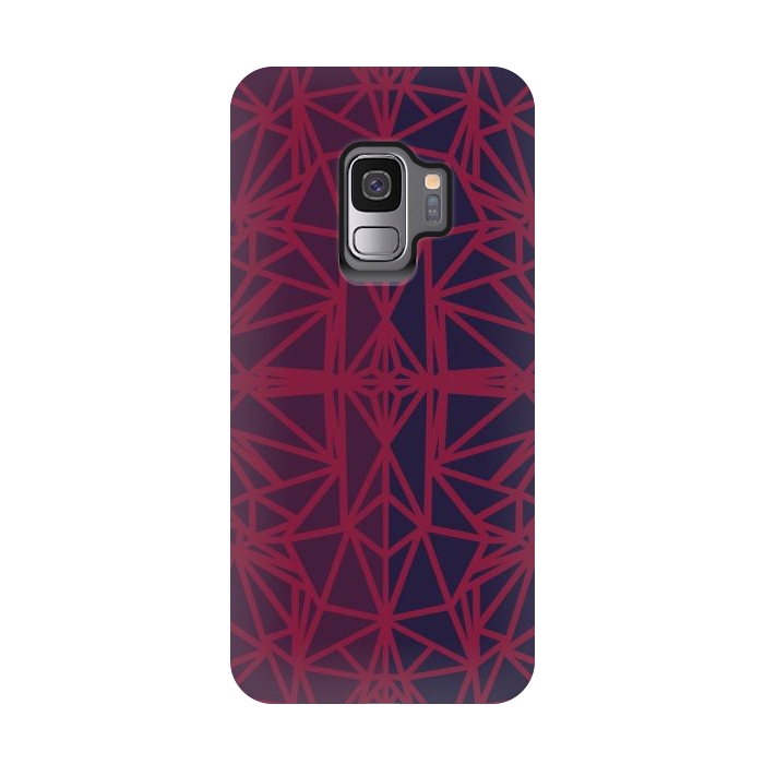 Galaxy S9 StrongFit Polygonal elegant pattern by Dhruv Narelia