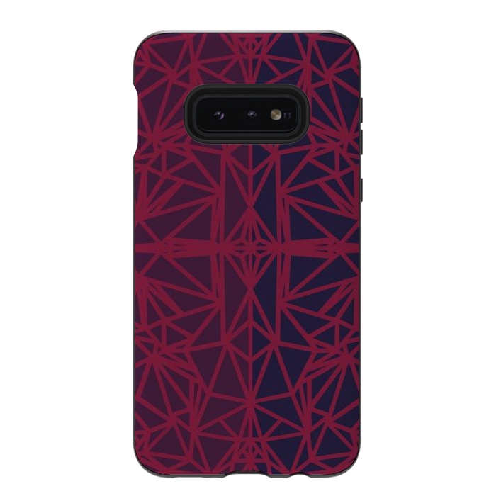 Galaxy S10e StrongFit Polygonal elegant pattern by Dhruv Narelia