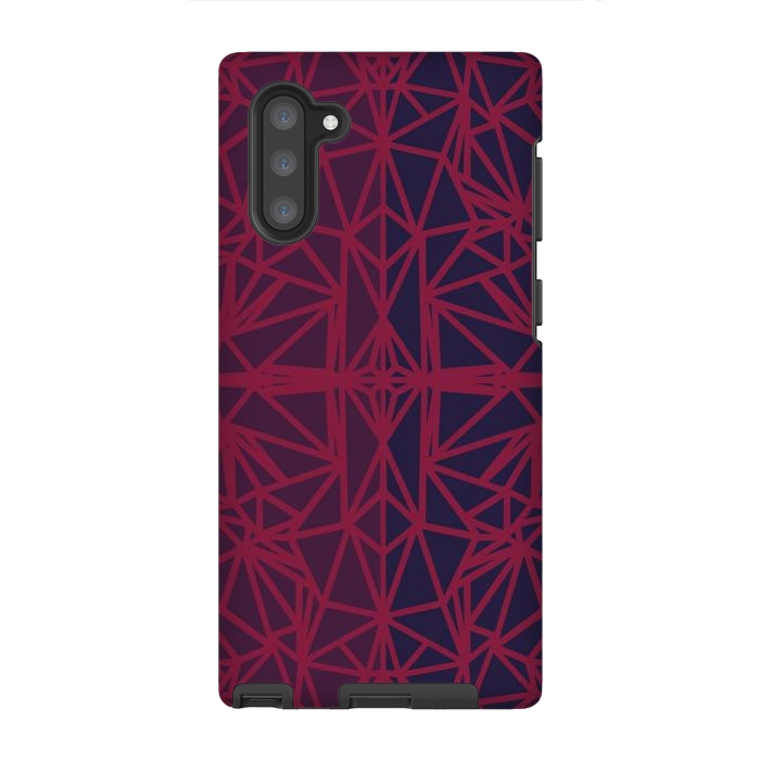 Galaxy Note 10 StrongFit Polygonal elegant pattern by Dhruv Narelia