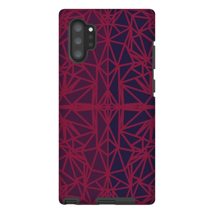 Galaxy Note 10 plus StrongFit Polygonal elegant pattern by Dhruv Narelia