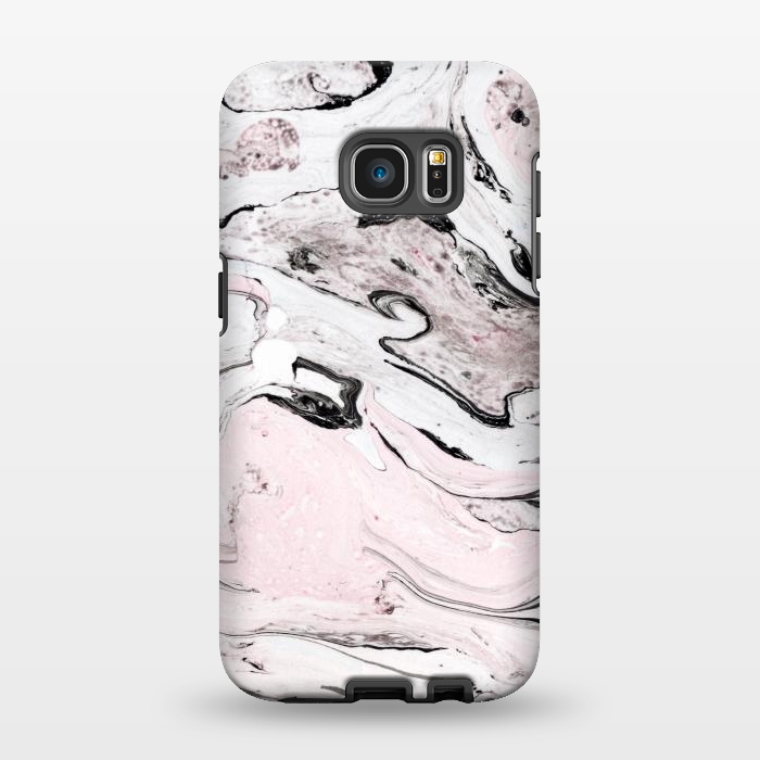 Galaxy S7 EDGE StrongFit Marble art by Julia Badeeva