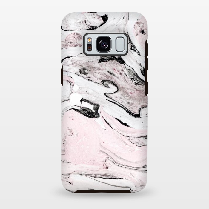 Galaxy S8 plus StrongFit Marble art by Julia Badeeva