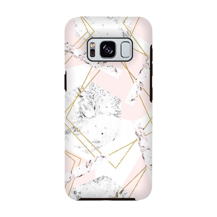 Galaxy S8 StrongFit Marble and abstract frames by Julia Badeeva