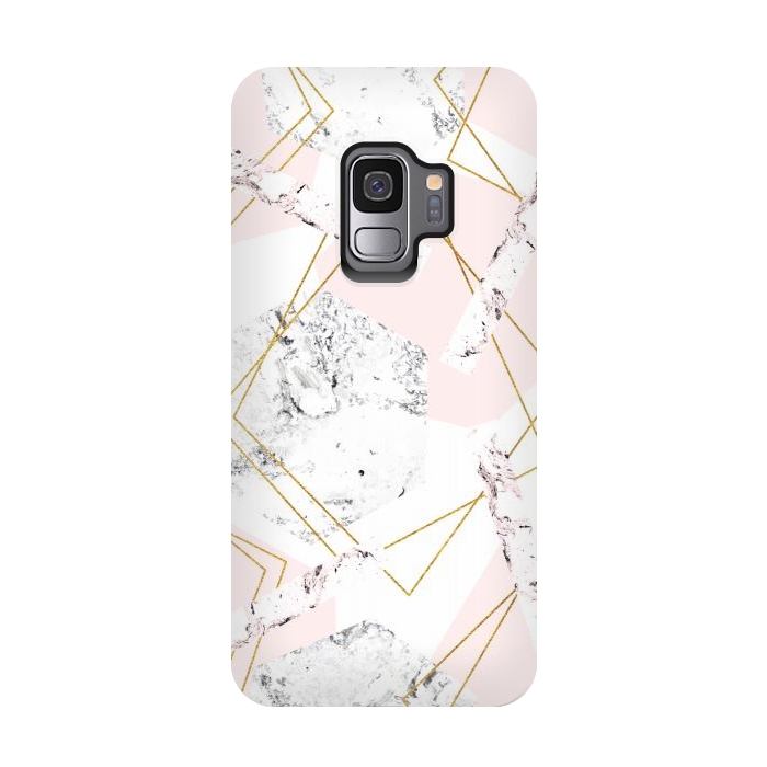 Galaxy S9 StrongFit Marble and abstract frames by Julia Badeeva