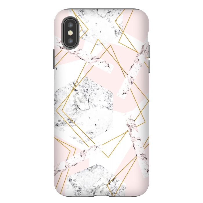 iPhone Xs Max StrongFit Marble and abstract frames by Julia Badeeva