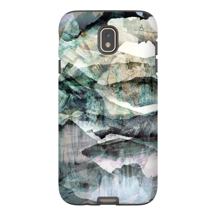Galaxy J7 StrongFit stylised mountain landscape art by Oana 