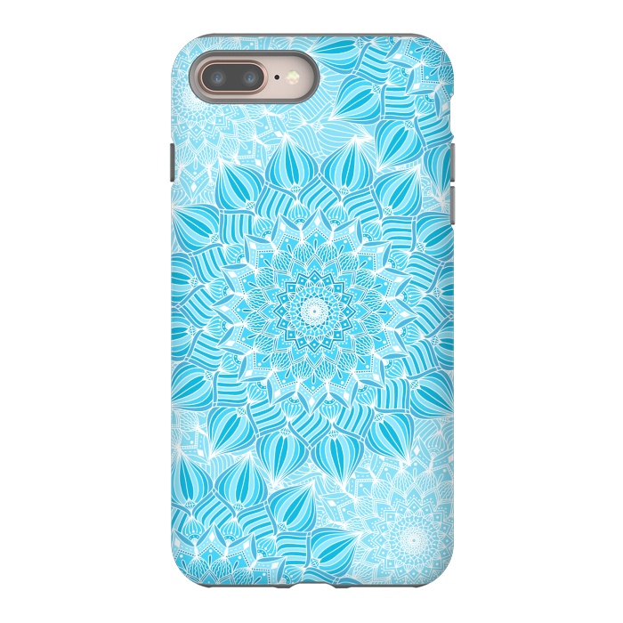 iPhone 7 plus StrongFit Skyblue mandalas by Jms