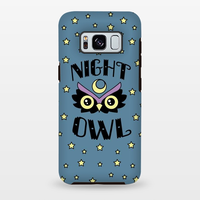 Galaxy S8 plus StrongFit Night owl by Laura Nagel