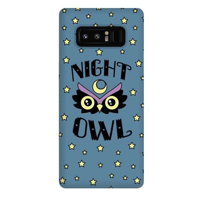 Galaxy Note 8 StrongFit Night owl by Laura Nagel