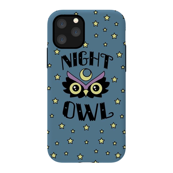 iPhone 11 Pro StrongFit Night owl by Laura Nagel