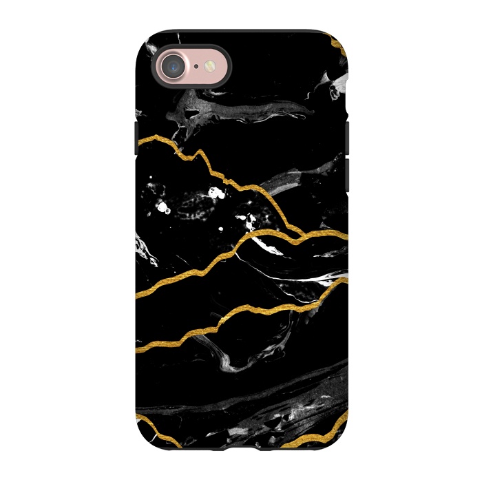 iPhone 7 StrongFit Marble mountains by Julia Badeeva