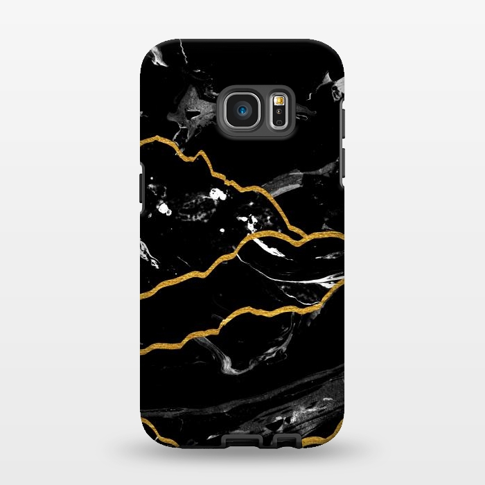 Galaxy S7 EDGE StrongFit Marble mountains by Julia Badeeva
