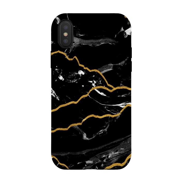iPhone Xs / X StrongFit Marble mountains by Julia Badeeva