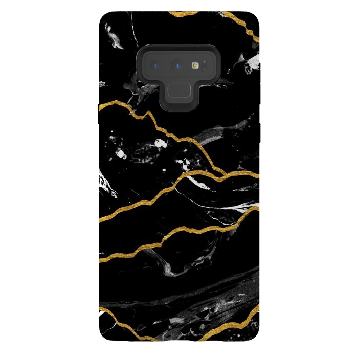 Galaxy Note 9 StrongFit Marble mountains by Julia Badeeva