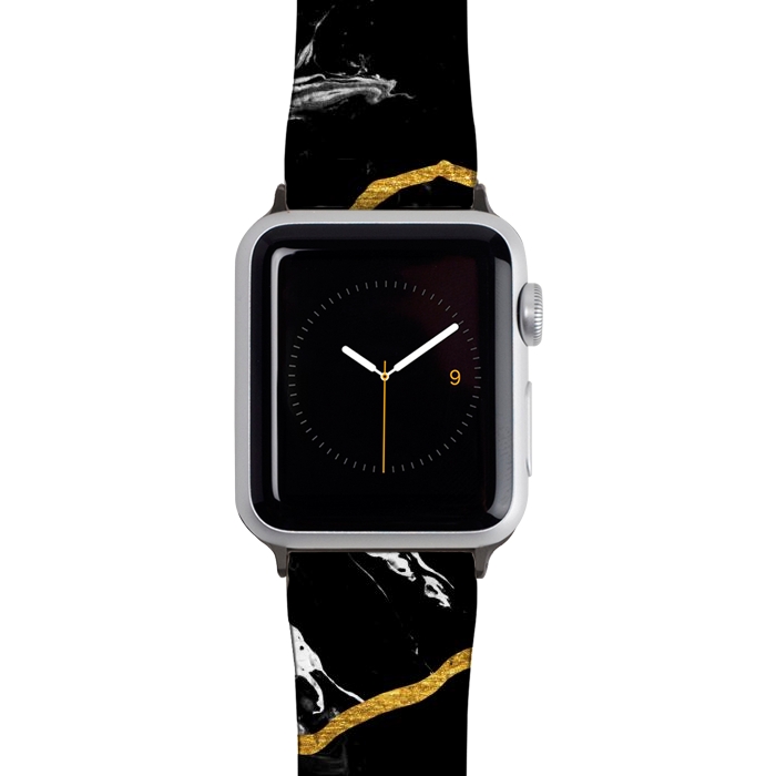 Watch 38mm / 40mm Strap PU leather Marble mountains by Julia Badeeva