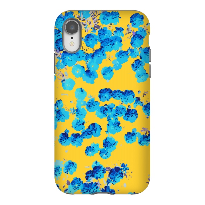 iPhone Xr StrongFit Bananans & Blue by Uma Prabhakar Gokhale