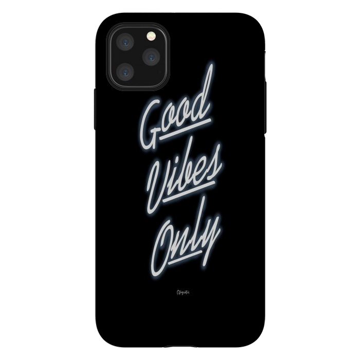 iPhone 11 Pro Max StrongFit Good Vibes Only by ''CVogiatzi.
