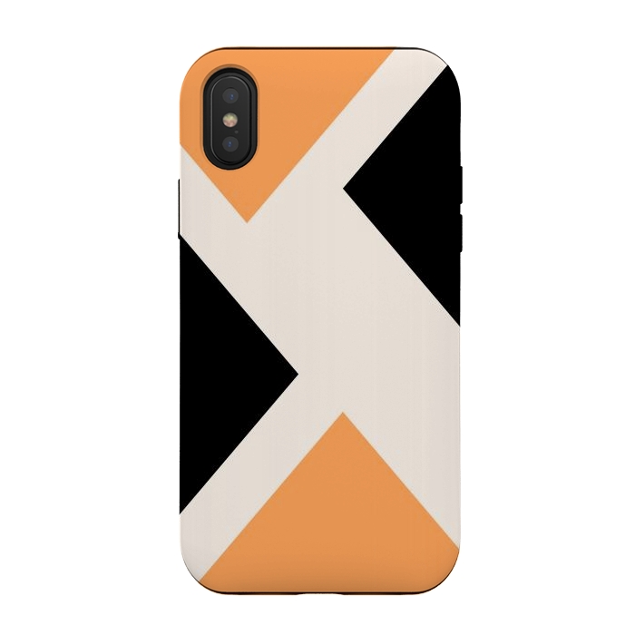 iPhone Xs / X StrongFit Triangle X by Creativeaxle