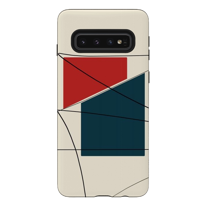 Galaxy S10 StrongFit Cut Block by Creativeaxle