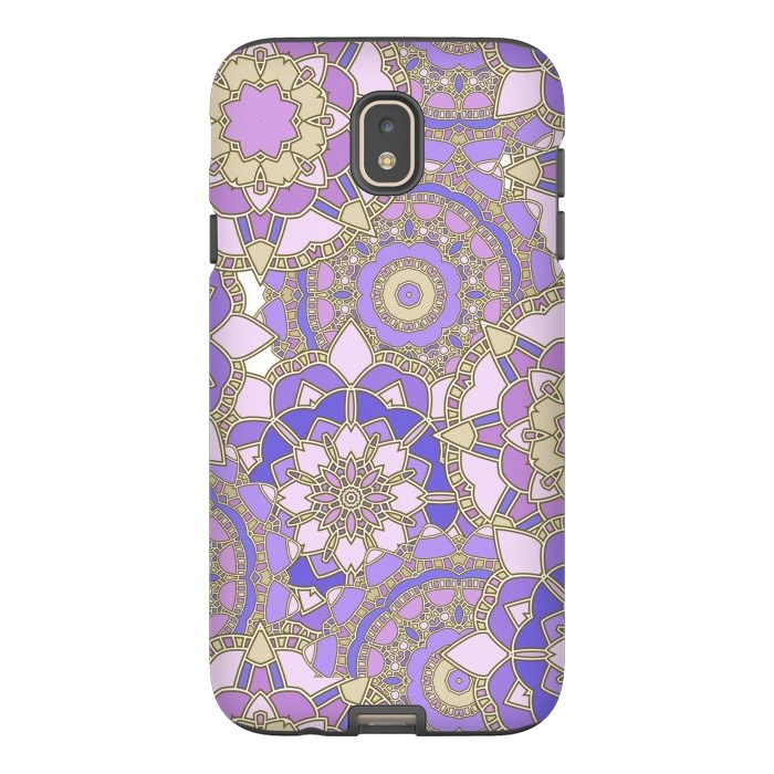 Galaxy J7 StrongFit Purple mosaic by Julia Badeeva
