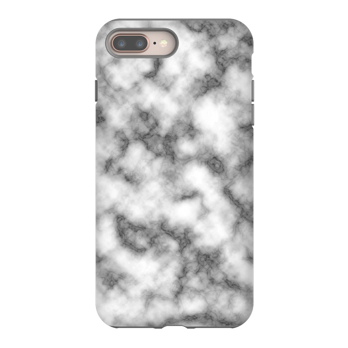 iPhone 7 plus StrongFit Black and White Marble Texture by Julie Erin Designs