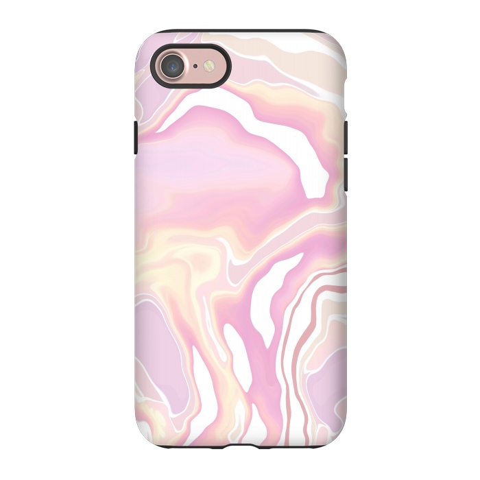 iPhone 7 StrongFit Pink marble art by Jms