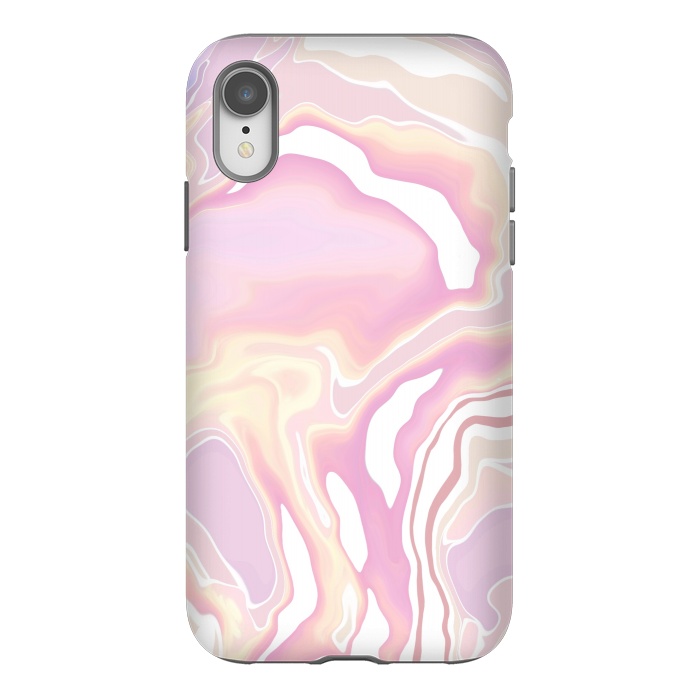 iPhone Xr StrongFit Pink marble art by Jms