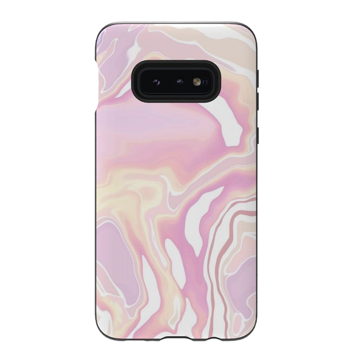 Galaxy S10e StrongFit Pink marble art by Jms