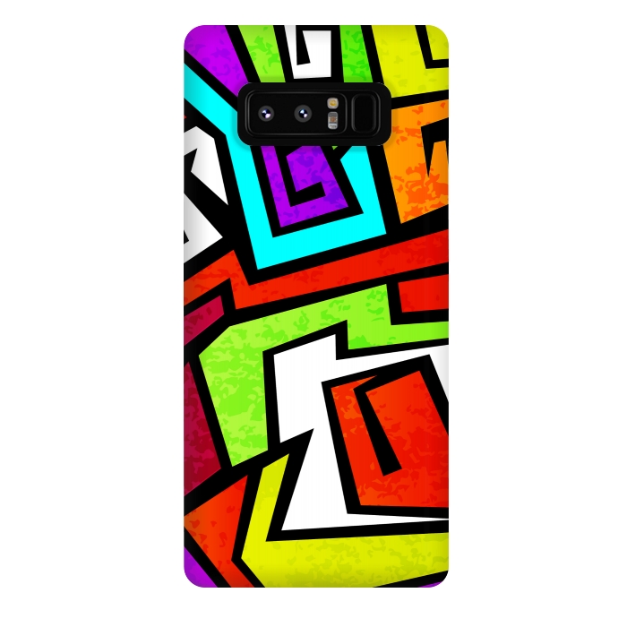 Galaxy Note 8 StrongFit GRAFFITI LOVE by MALLIKA