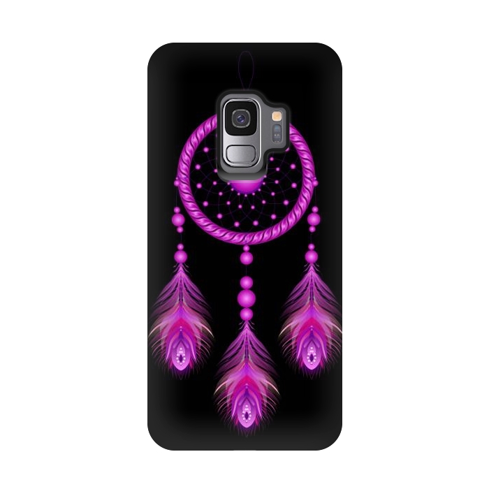 Galaxy S9 StrongFit Pink dream catcher  by Winston