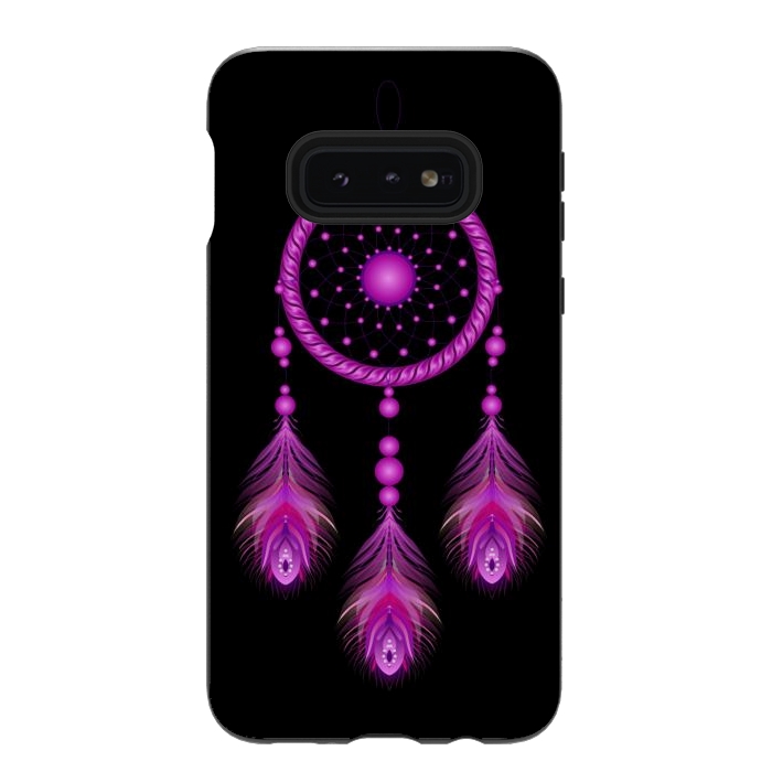 Galaxy S10e StrongFit Pink dream catcher  by Winston