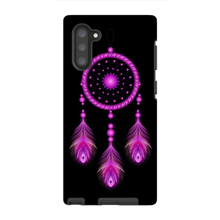 Galaxy Note 10 StrongFit Pink dream catcher  by Winston