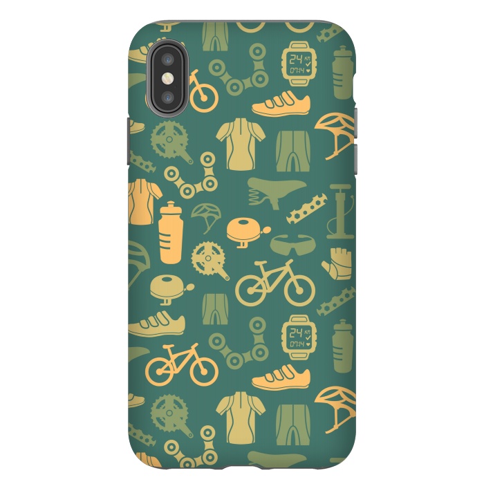 iPhone Xs Max StrongFit cycling is love by MALLIKA