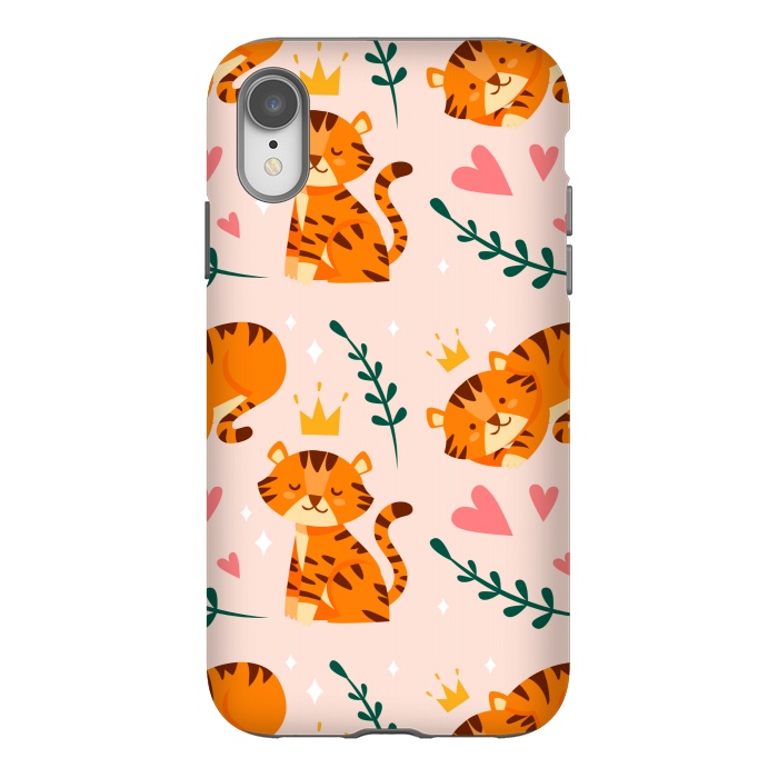 iPhone Xr StrongFit CUTE TIGER PRINT 2  by MALLIKA