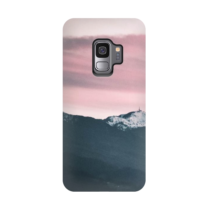 Galaxy S9 StrongFit Snow capped mountains by Winston